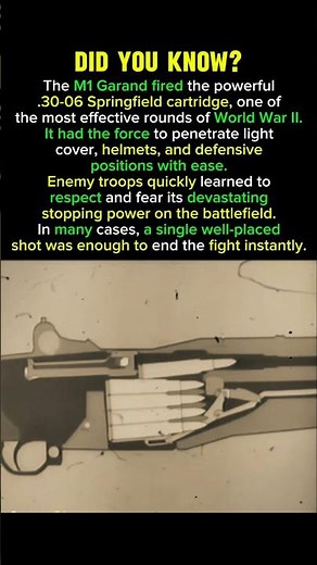 Why the M1 Garand’s .30-06 Round Was Feared in WWII