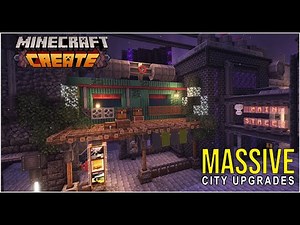 BIG City Improvement using Create MOD in Minecraft!