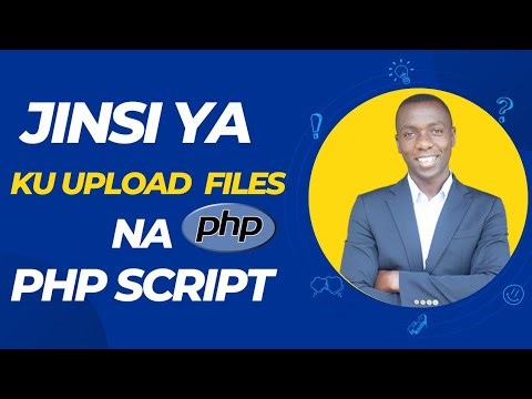 Jinsi ya ku Upload files kwenye MYSQLI database na PHP script / How to upload files with PHP script