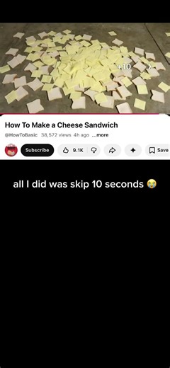 I only skipped 10 seconds 😭 #howtobasic #tuff #smelly #cool