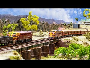 Clarendon Homes 'Southern Highlands' - HO Scale Australian Model Railway in a Display Home
