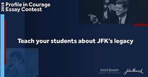 The Profile in Courage Essay Contest is a chance for your high school students to hone their writing skills while learning about courageous elected leaders in American history. | JFK Library Foundation