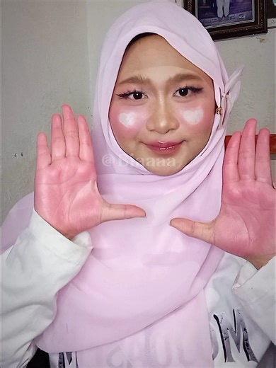 色の混ぜ方：ピンクのトランジションメイクアップ