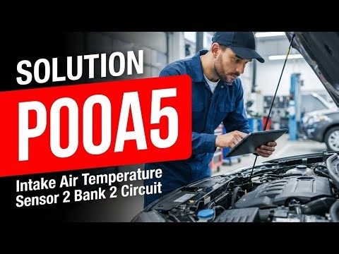 HOW TO FIX P00A5 OBD II ERROR CODE - Intake Air Temperature Sensor 2 Bank 2 Circuit