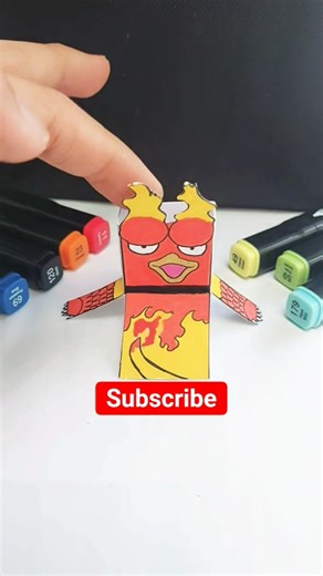 DIY new sprunki pokemon Magmar ❤️❤️❤️💕💕 funny box paper #builao