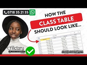 Victory School Club Membership System - Class Table