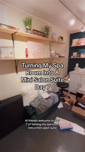 Turning My Spa Room Into A Mini Salon Suite - Progress Day 7