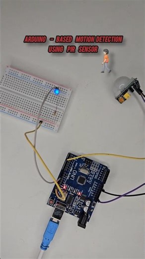 Motion Detection 🚶#shorts #arduino #pirsensor