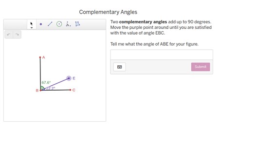 Complementary Angles Two complementary angles add up to 90 deg... | Filo