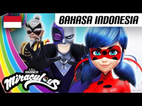 MIRACULOUS | Bahasa Indonesia 🇮🇩 | 🐞 PENJAHAT AKUMA - Kompilasi 1 🐾 | 30 MENIT - Musim 4 | Ladybug