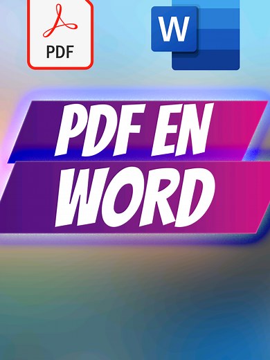 Convertir un PDF en Word facilement
