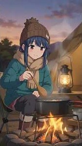 Cozy Camping Under the Stars 🌲⛺✨ | Ghibli-Inspired Relaxing ASMR #cozyasmr #slowliving
