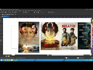 Movie Poster Design Tutorial - How to Create Double Exposure Effect in Coreldraw Tool - Ahsan Sabri