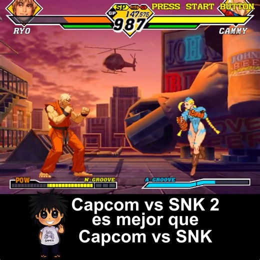 1.5K views · 24 reactions | CVS2 es mejor que Capcom vs SNK Pro #CapcomFightingCollection2 #CapcomVsSNK2 #CVS2 #RyoSakazaki #ElJuanitoJuega | El Gamer Cosplayer | Facebook