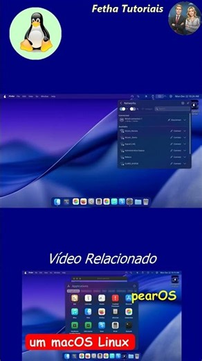 pearOS Linux macOS-like theme and icons. Wallpapers