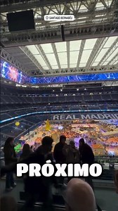 INTERIOR ESTADIO SANTIAGO BERNABÉU 28 DICIEMBRE 2025 PARQUE NAVIDAD INFANTIL