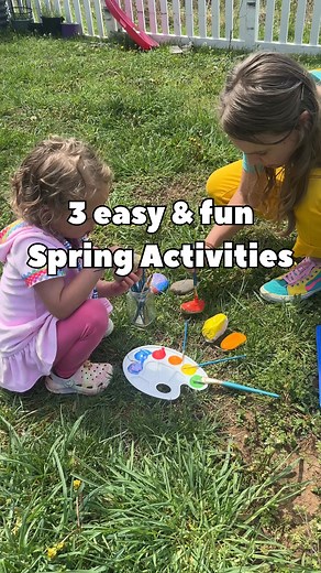 3 easy and fun spring activities #kidsactivities #sensoryplay #toddlerlife #toddlers #toddlerlearning #paisleyscorner #parenting #familytime #dadlife #momlife #mumlife #toddlerlife | Lily b Coco - Silly Miss Lily From Paisley's Corner