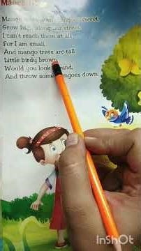 😘#mango trees. #English rhymes # kids rhymes # ytshort🔥🔥# creative sweety🥰🥰