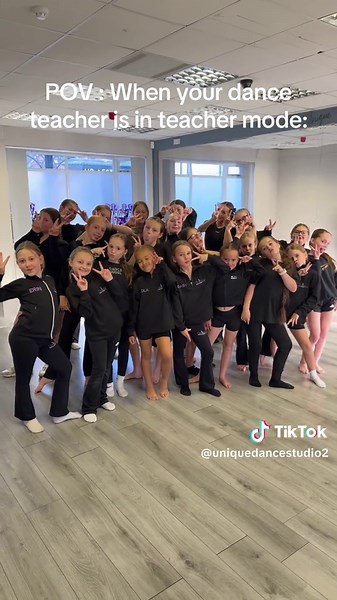 POV: When your dance teacher is in teacher mode…#dancers #uniquedancestudio #danceteacher #fyp #viral