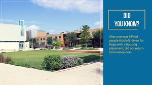 Have a great Sunday and start the the day with the Haven for Hope fact of the day! Visit our Double the Hope donation page to help us mee the $100,000 matching challenge! Click Here: http://bit.ly/DoubeTheHopeDonation Through the generosity of the Wade Richmond Foundation, Haven for Hope has been offered a $100,000 Match Challenge! This challenge is being made in honor, and in loving memory of the Richmond's son Wade. All funds that are received in the month of June will be matched dollar-for-do