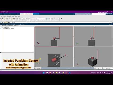 Inverted Pendulum Simscape Model and Controller design