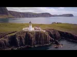 Isle of Skye Neist Point Lighthouse Footage