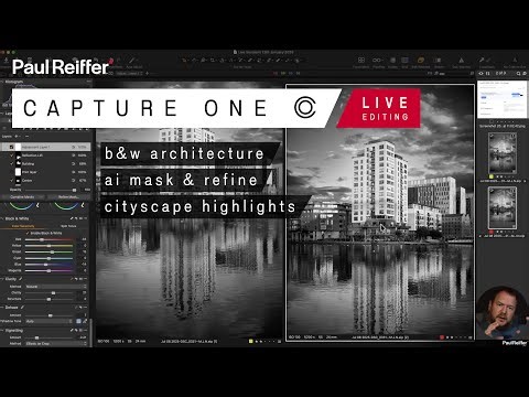 Lens Compression, B&W Architecture, Cityscape Editing - Capture One Live Editing : 13th January 2026
