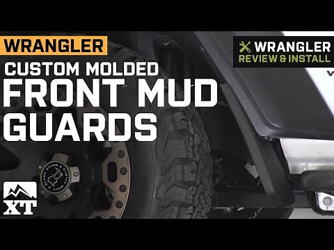 Jeep Wrangler JL Custom Molded Front Mud Guards Review & Install