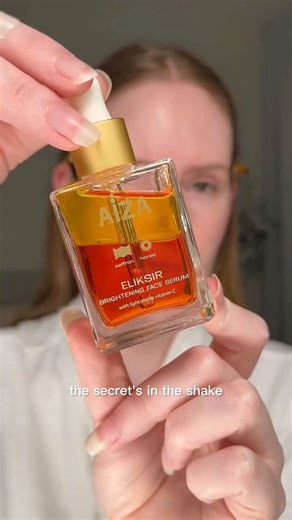 ‎AÏZA | آيزا‎ on Instagram‎: "The Secret Is in the Shake ✨ Two serums, one luminous ritual — Eliksir Brightening for your AM glow, Eliksir Revitalizing for your PM renewal. Shake to shine and glow all day. Shop now at aiza.co 🧡 ‎السرّ في الرجّة ✨ ‎سيرومين، طقوس واحدة مليئة بالإشراق — ‎الاكسير برايتنينغ لإشراقة الصباح، والاكسير ريفايتلايزنغ لتجديد المساء. ‎اجمعيهم ورجّي لتتألّقي طوال اليوم. تسوّقي الآن عبر aiza.co🧡"‎