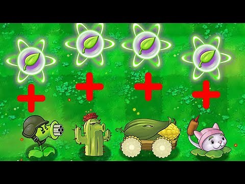 Plants vs Zombies Menu Mod | Plant-food in pvz1 - What happens when pvz1 plants uses plant-food?