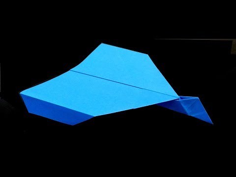 Albatross glider (How to make a paper airplane, one of the best paper airplanes)