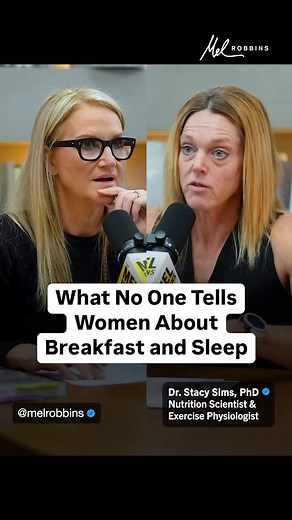 This episode of The Mel Robbins Podcast with Stacy Sims was just named the #1 MOST SHARED EPISODE of 2025 - out of every episode of every podcast on Apple Podcasts 🤯 And honestly? I get why. When world-renowned exercise physiologist and nutrition scientist Dr. Stacy Sims explained that most women are following fitness advice that was never designed for their bodies… everything changed. If you’ve been doing “all the right things” and still not seeing results - it’s not you. You’ve just been usin