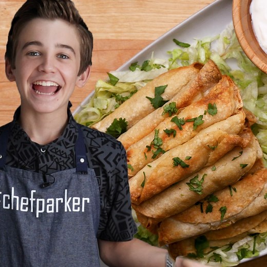 228K views · 495 reactions | Make your favorite meal gluten free with This is Us star Parker Bates' chicken taquitos recipe (and watch as he shows you a fast and easy way to shred your chicken)! #ThisIsUs Get the recipe: https://tasty.co/recipe/gluten-free-chicken-taquitos-as-made-by-parker-bates | Tasty | Facebook