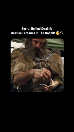 Dwalin’s HUGE Arms in The Hobbit Were Actually Fake