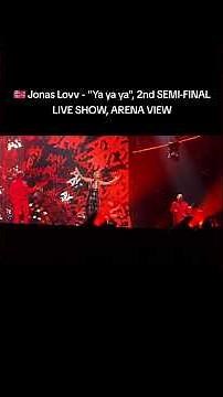 🇧🇻 Jonas Lovv - "Ya ya ya", 2nd SEMI-FINAL, LIVE SHOW, ARENA VIEW, Malta Eurovision 2026