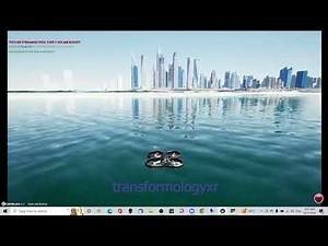 Airsim Drone Simulation (UE4 -Cesium - Esri Arcgis) in Dubai City 2