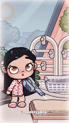 . ݁₊ cleaning time ˖Ი𐑼⋆#pazu #avatarworld #tocabocalife #shortfyp #minivlog #story #comedy #animasi