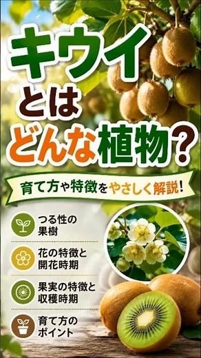 What kind of plant is a kiwi? #kiwi #fruit tree #vine