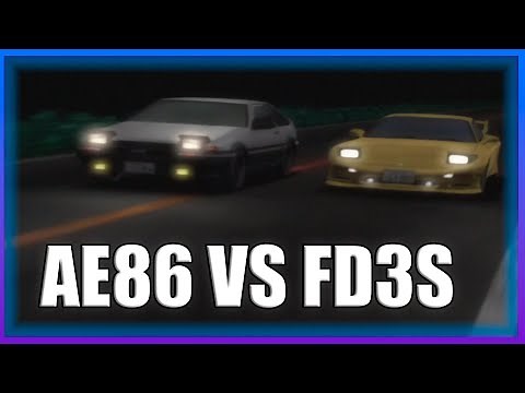 INITIAL D - AE86 VS FD3S [HIGH QUALITY]