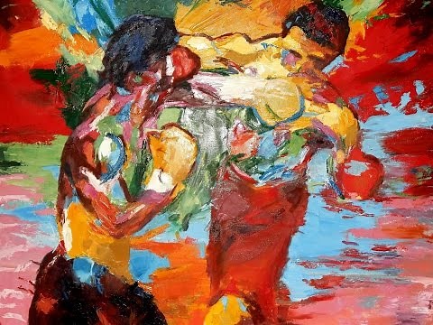 Rocky Balboa Vs Apollo Creed Painting