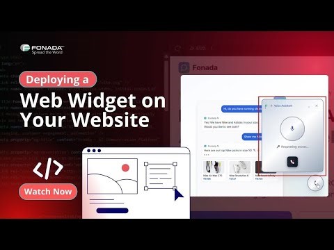 How to Deploy Web Widget on Website | Fonada AI Step-by-Step Guide