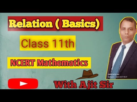 Chapter 2 Relations Class 11th NCERT Mathematics