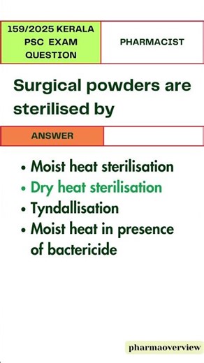 PSC Pharmacist Exam | Daily One MCQ/ With explanation