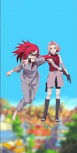 Karin vs Sakura ||who is strong?#naruto#karin#sakura#narutoshippuden#youtubeshorts#anime#shotrs
