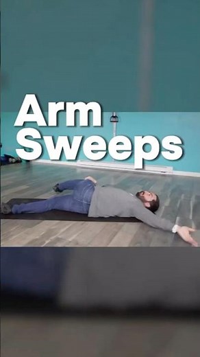 Do Arm Sweeps For Shoulder Mobility