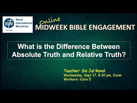 What is the Difference between Absolute and Relative Truth?