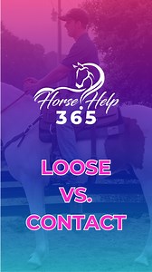 4.7K views · 53 reactions |  Loose Rein vs. Contact Rein! ✨ Want...