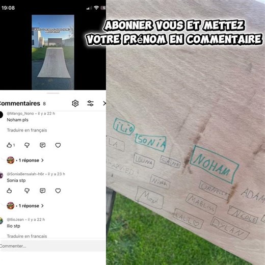 Abonner vous et mettez votre prénom en commentaire je le note sur ma rampe
