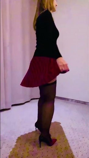 🍷 A Little Leg Tease & a Sip of Charm 💋 | Lady Charm