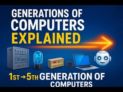Generations of Computers Explained | 1st to 5th Generation | FIT | BCA 1st Semester | GGSIPU